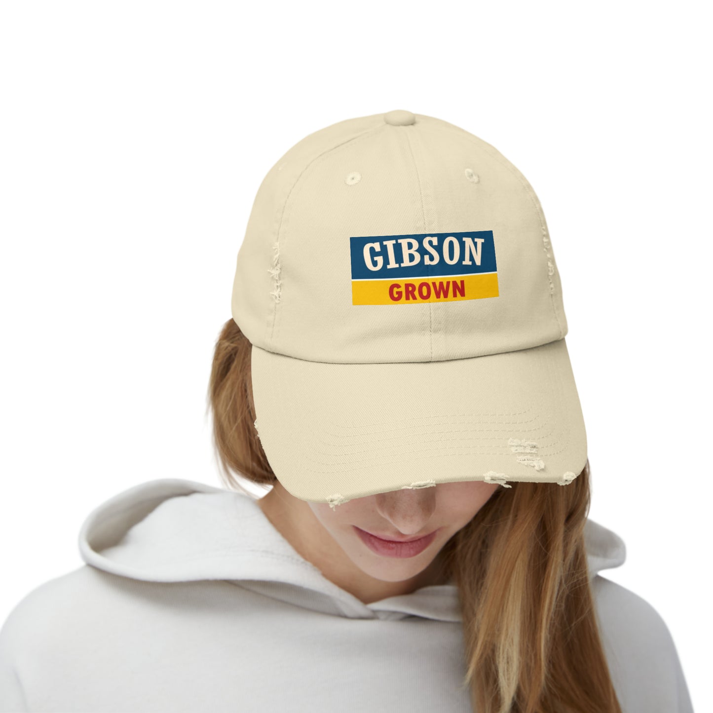 Gibson Gear: Unisex Distressed Cap