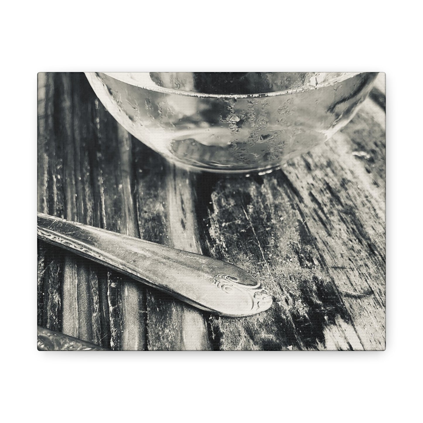Farmer's Market Art: BW Table