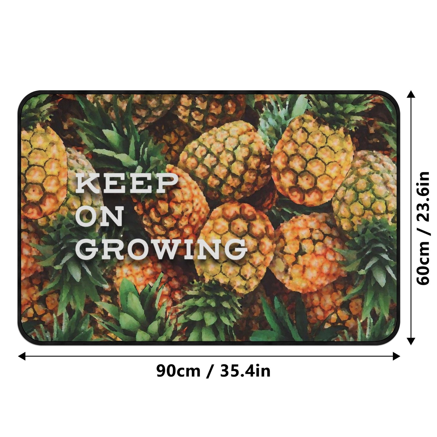 Farm House Floor Mats: Pineapple