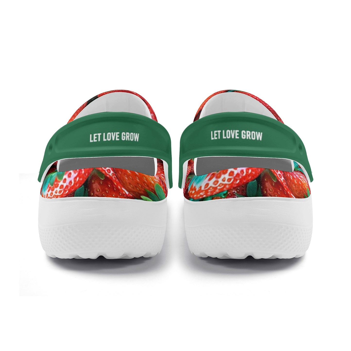Men's All Season Clogs: Strawberry