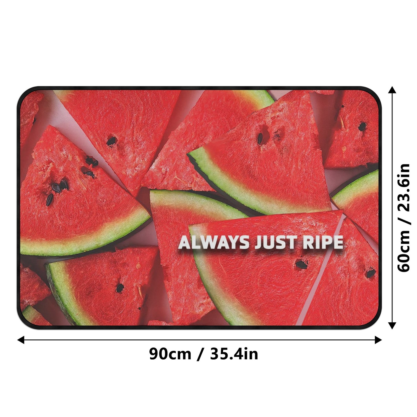Farm House Floor Mats: Watermelon