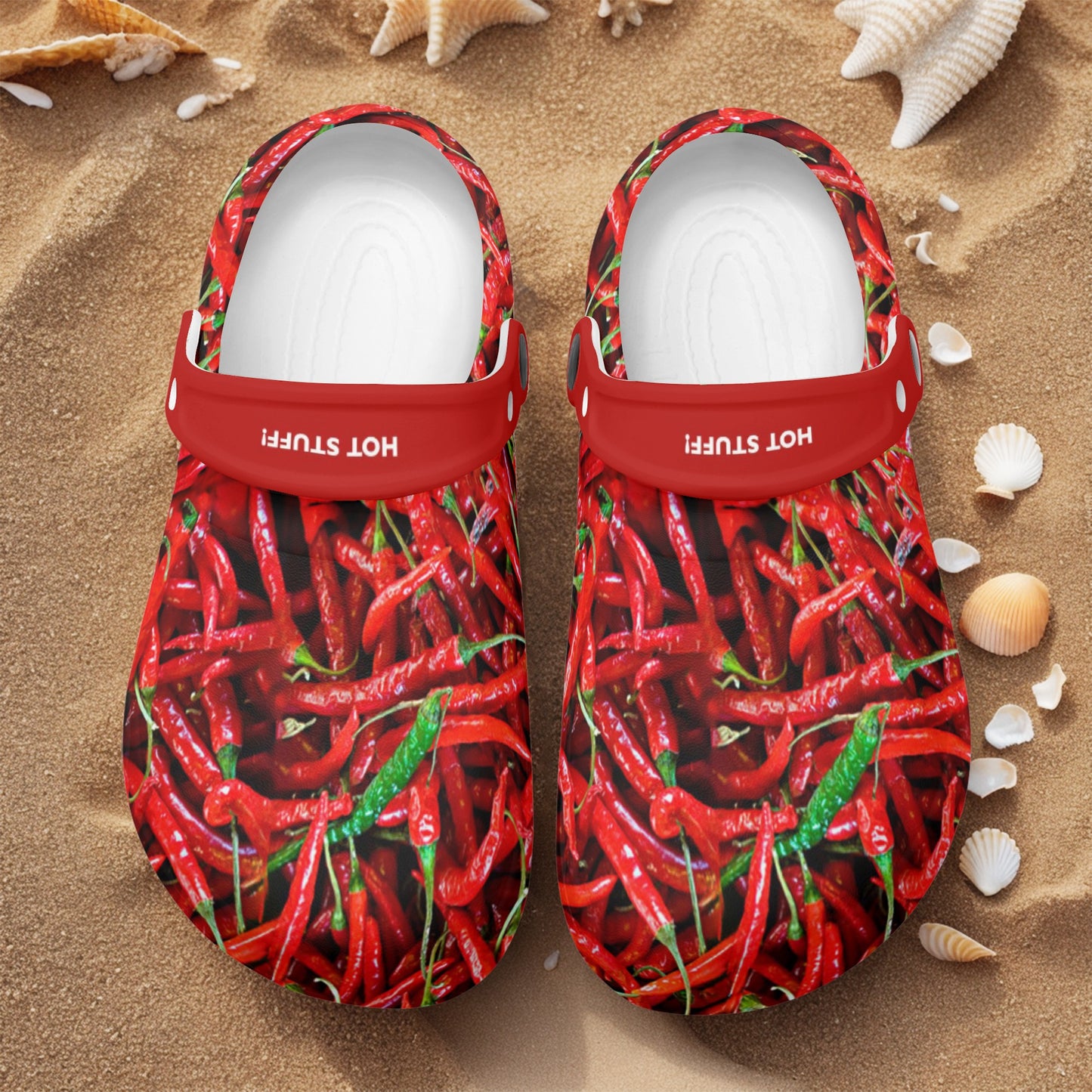 Men's All Season Clogs: Chili Peppers