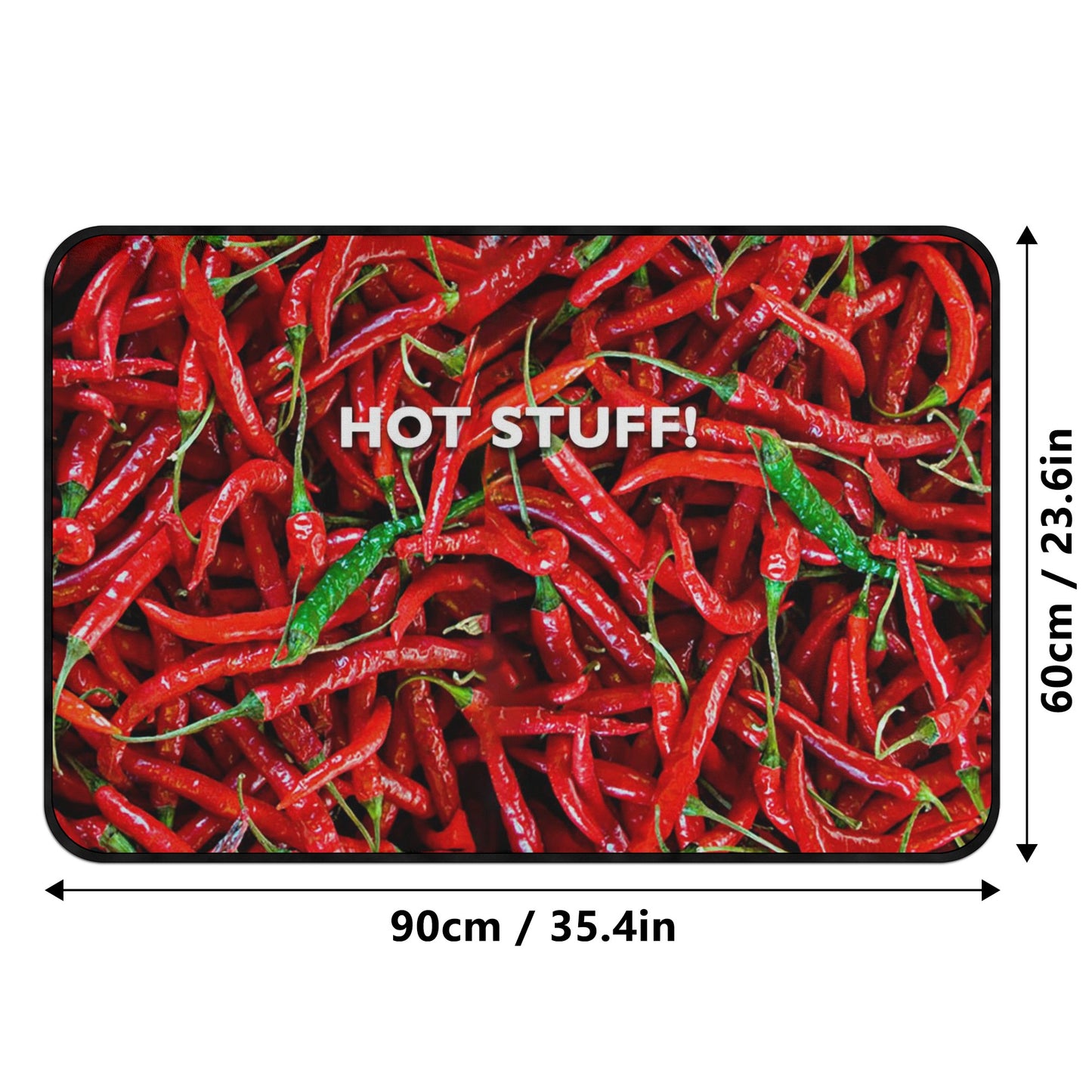 Farm House Floor Mats: Chili Peppers