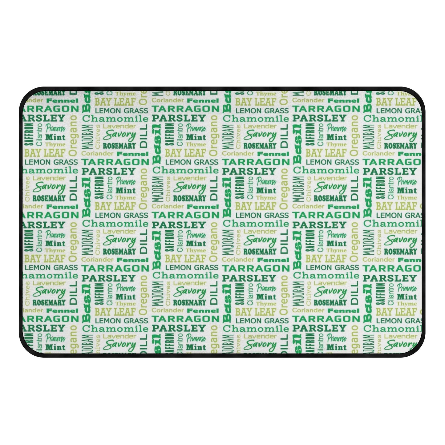 Farm House Floor Mats: Herbs