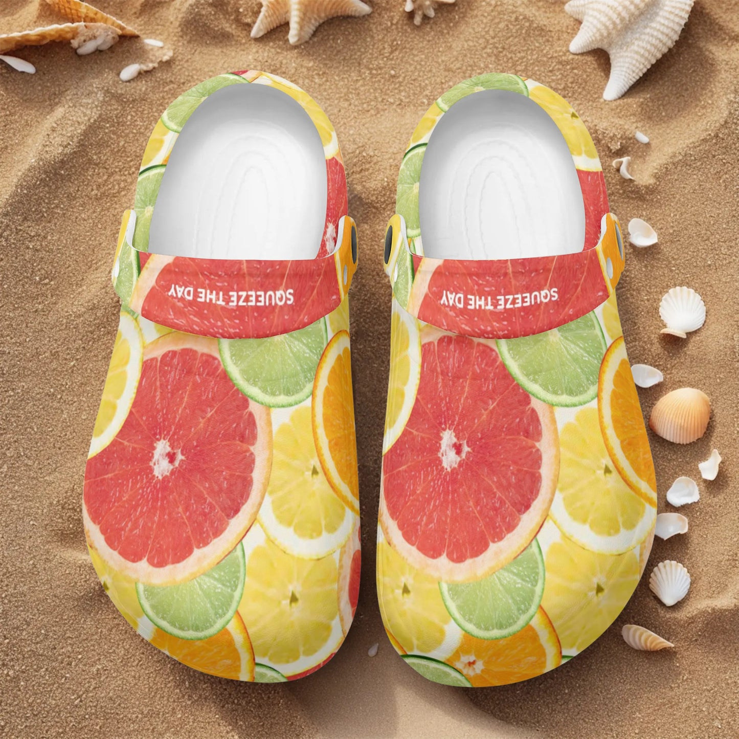 Womens All Season Clogs: Citrus