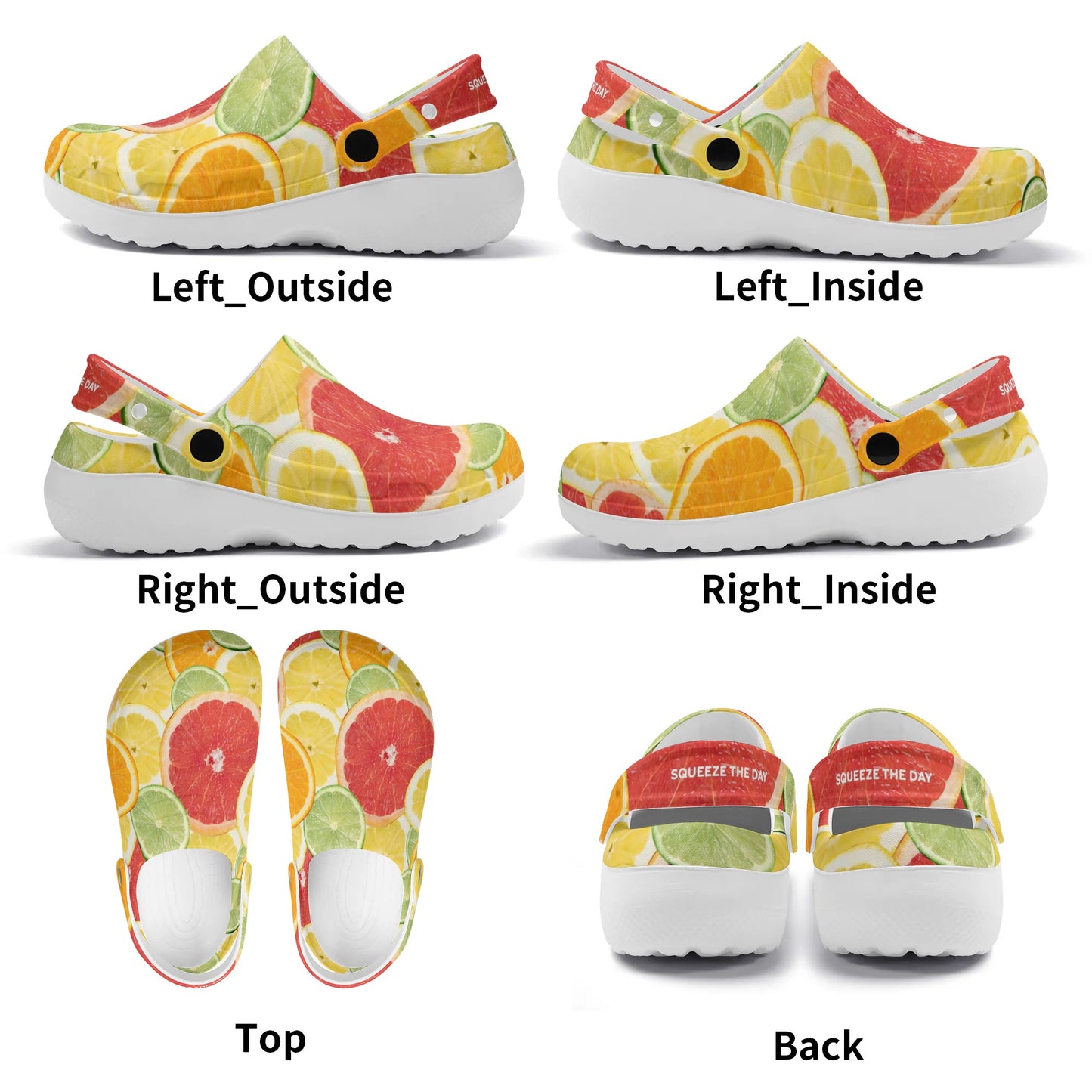 Womens All Season Clogs: Citrus