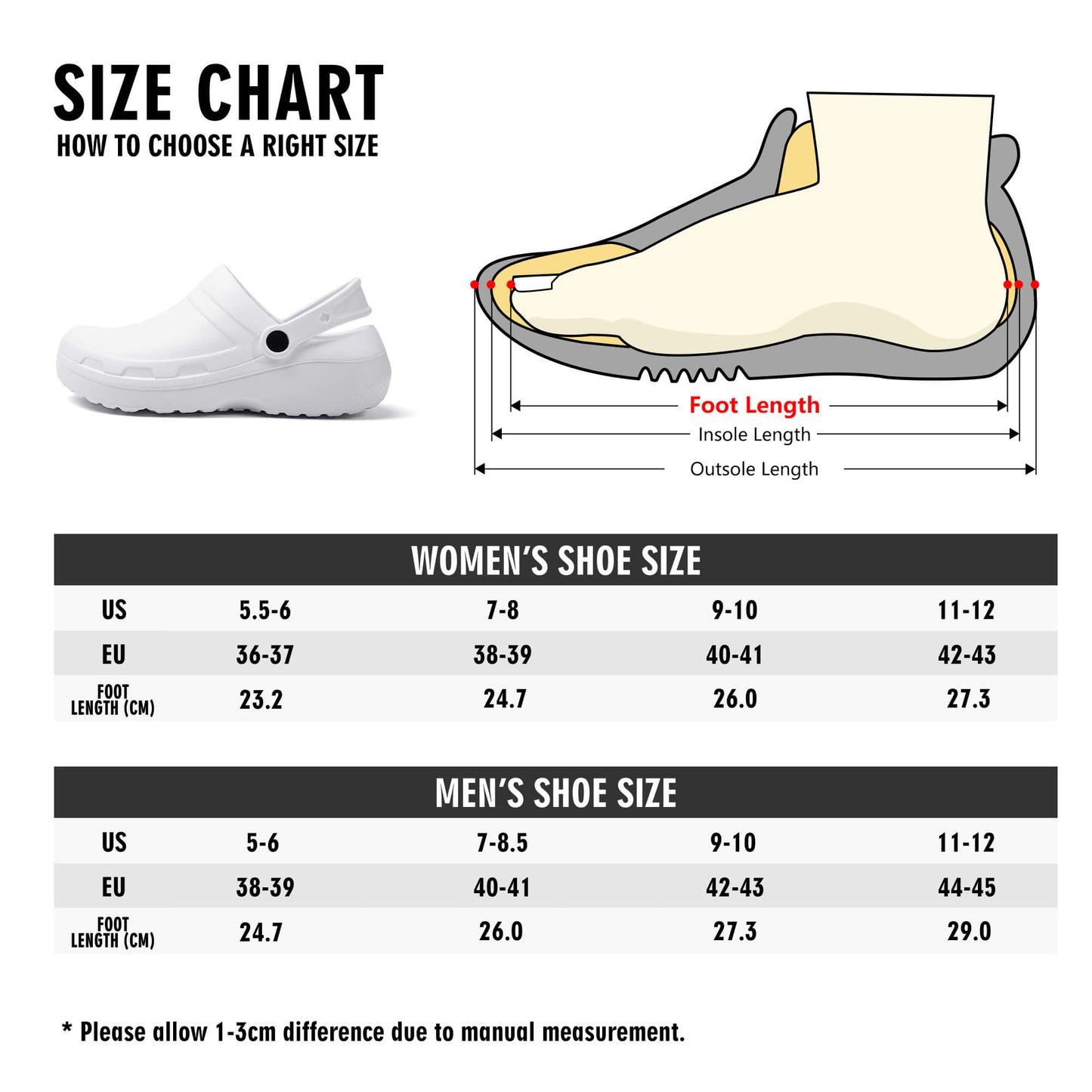 Womens All Season Clogs: Citrus