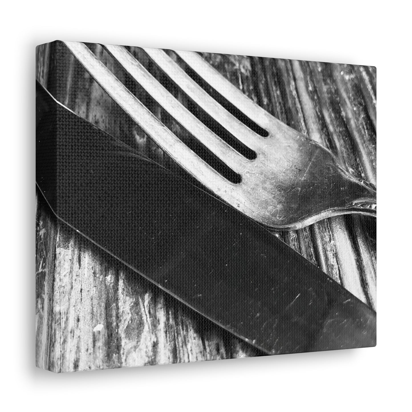 Farmer's Market Art: BW Silverware