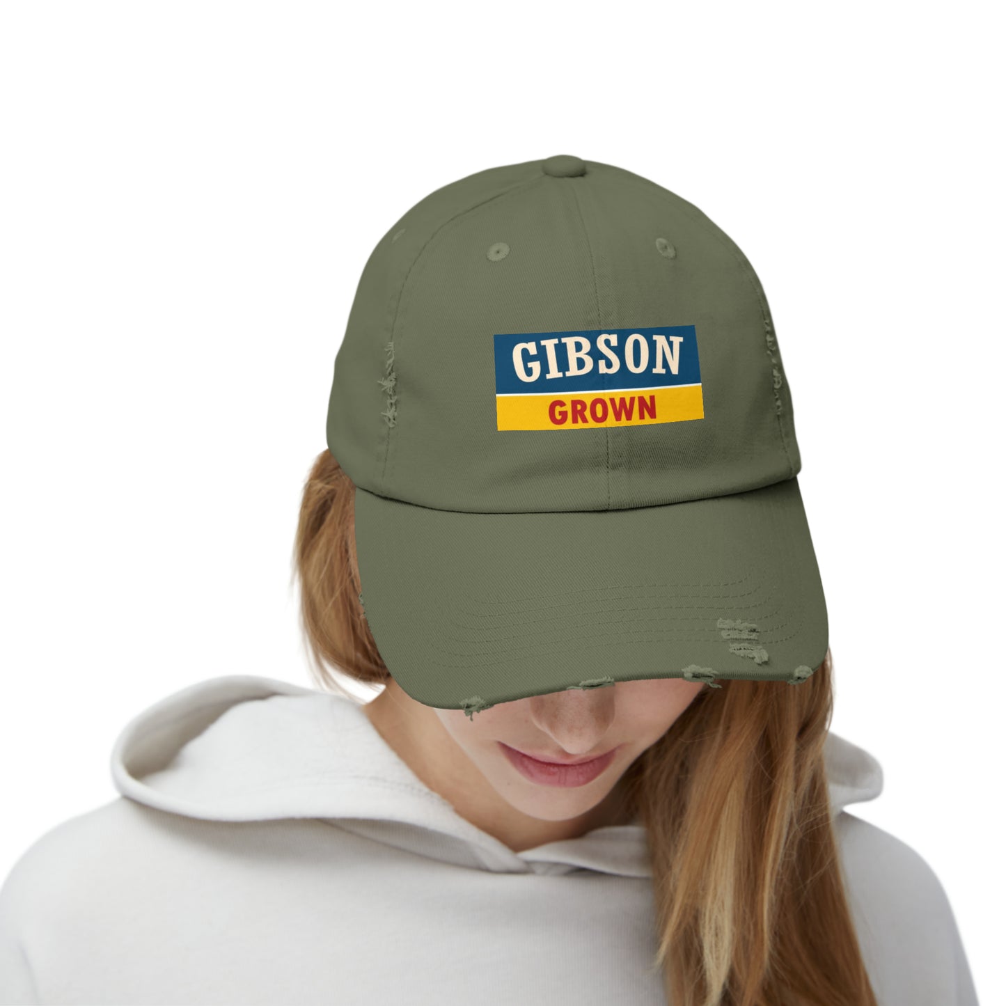 Gibson Gear: Unisex Distressed Cap