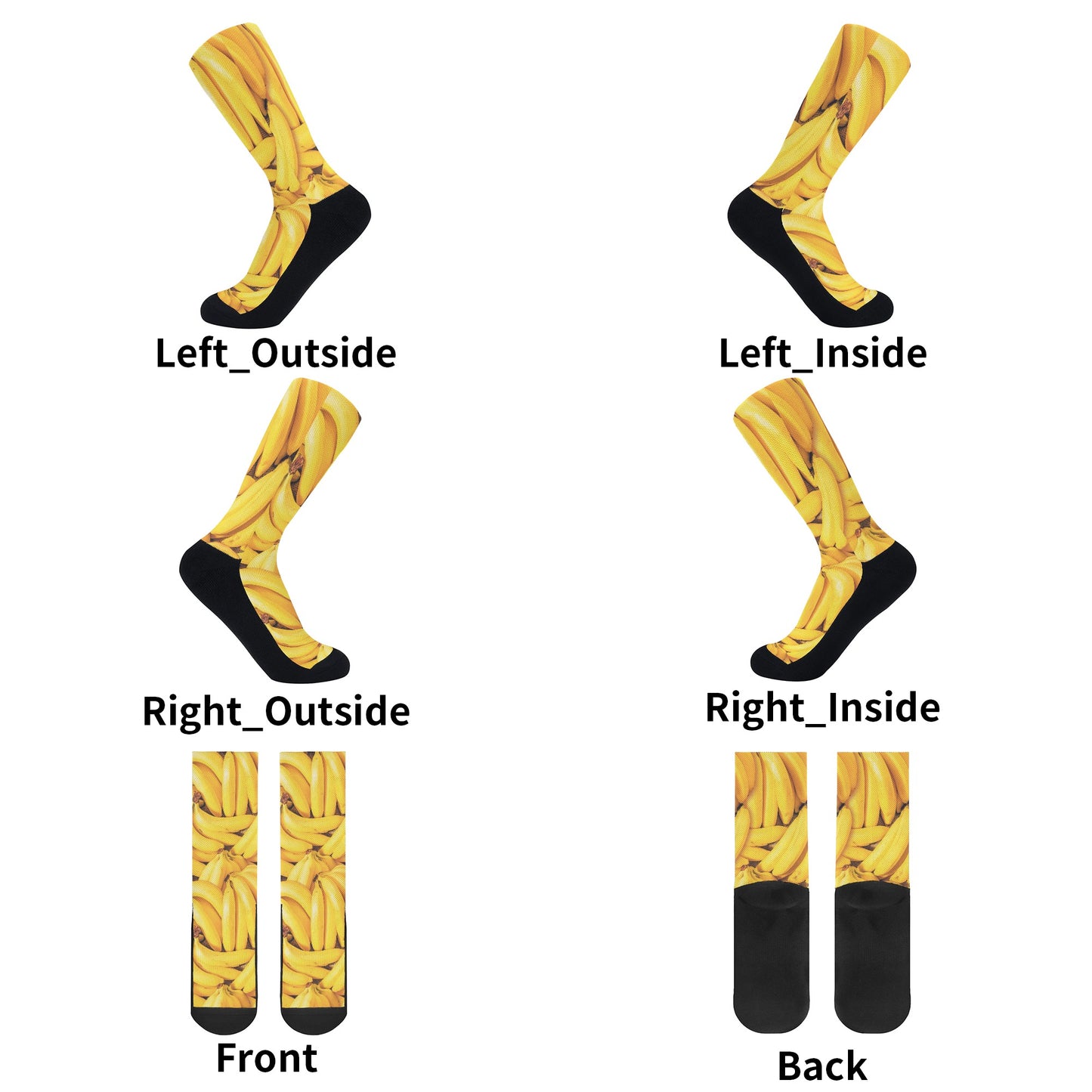 Garden Fresh Socks: Banana
