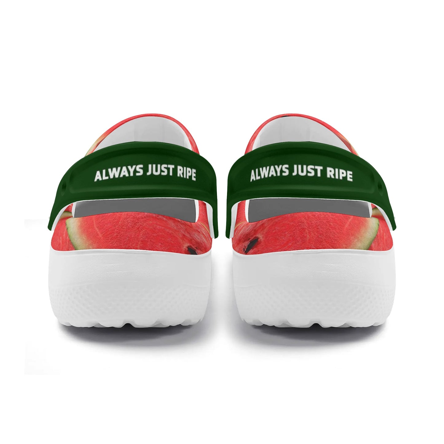 Men's All Season Clogs: Watermelon