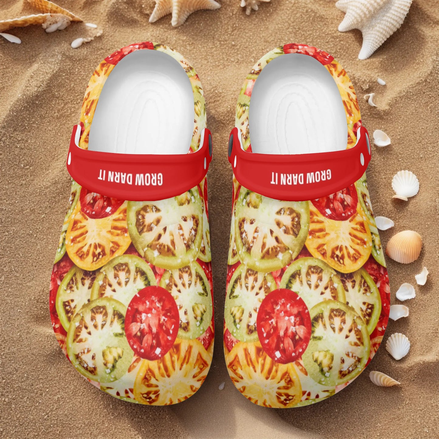 Men's All Season Clogs: Tomatoes