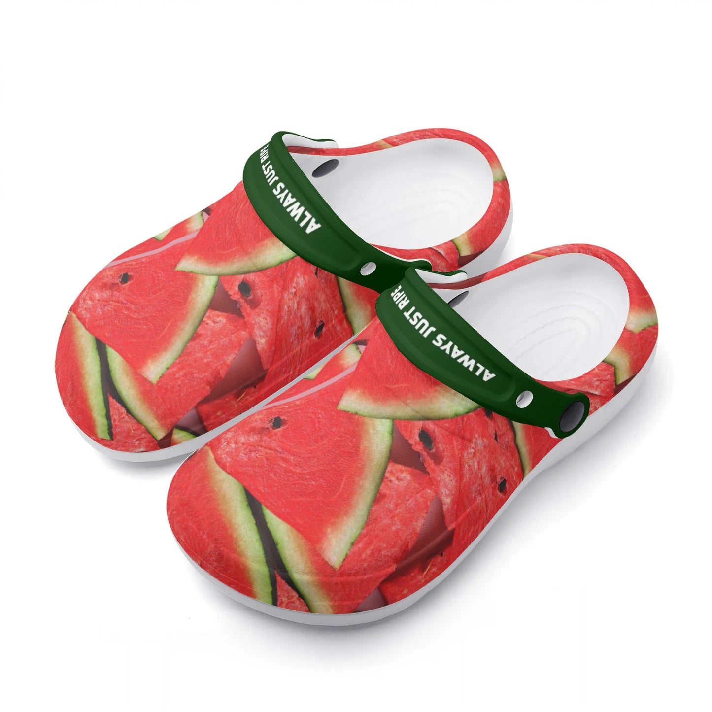 Womens All Season Clogs: Watermelon