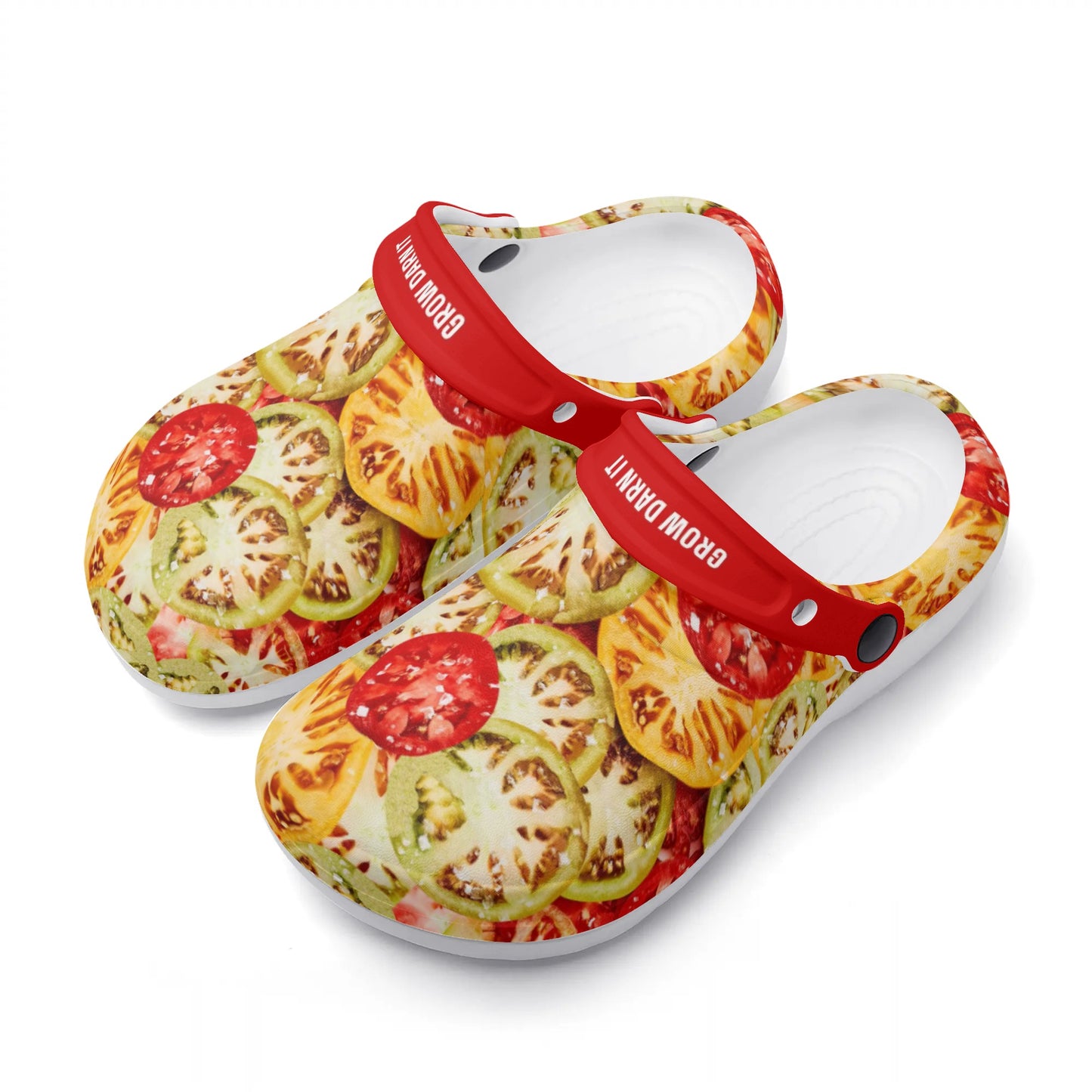 Womens All Season Clogs: Tomato