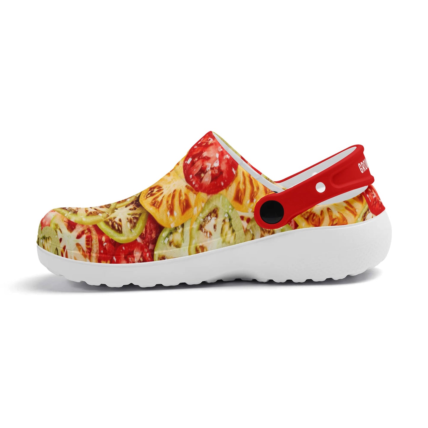 Womens All Season Clogs: Tomato